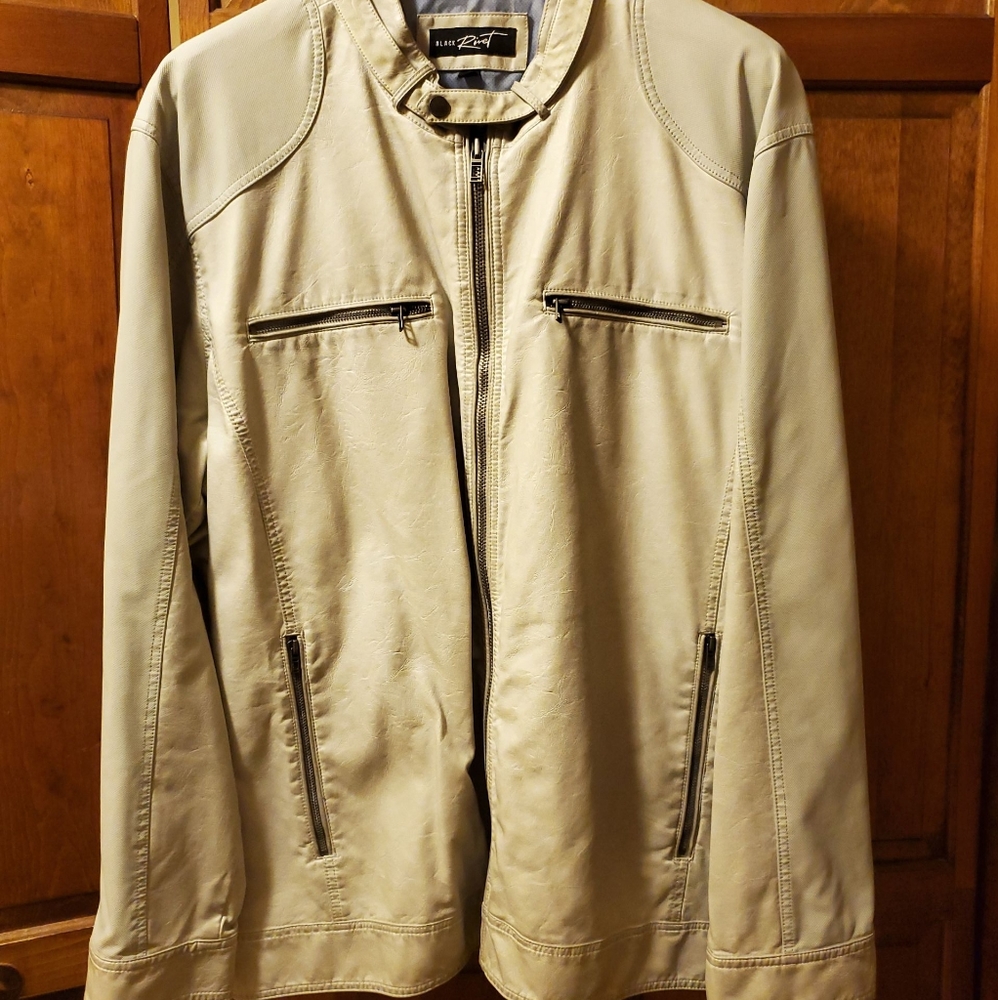 White leather jacket